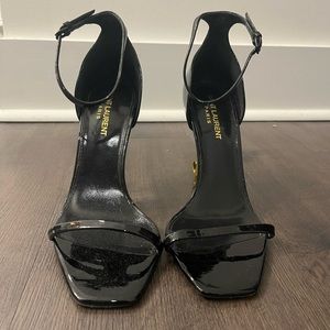 OPYUM SANDALS IN PATENT LEATHER SIZE 38.5 EU